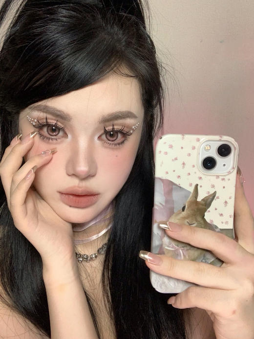 『日抛大直径』WOOLILENS-黑鸦粉邂逅-14.4mm 【日抛 0-800度 无525/575 】 商品图11