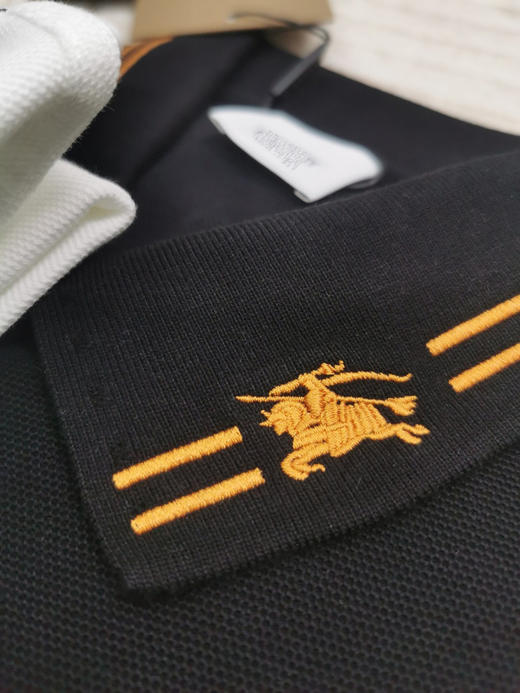 战马 2024春夏新款 马术骑士刺绣标 翻领短袖POLO衫 4色 Z-11221 商品图14