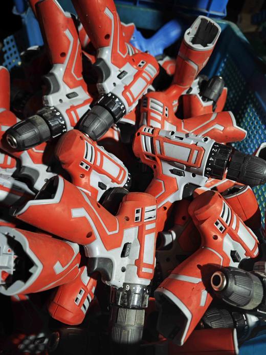 【货号07688】库存处理12V锂电钻一电一充布袋包装充电电钻 商品图11