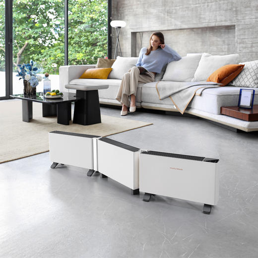 【创新可自由折叠取暖器】摩飞 折叠踢脚线取暖器MR2028 多角度自由折叠 全屋速热 智能变频恒温 IPX4级防水 居浴两用 折叠后仅40cm 易收纳 商品图6