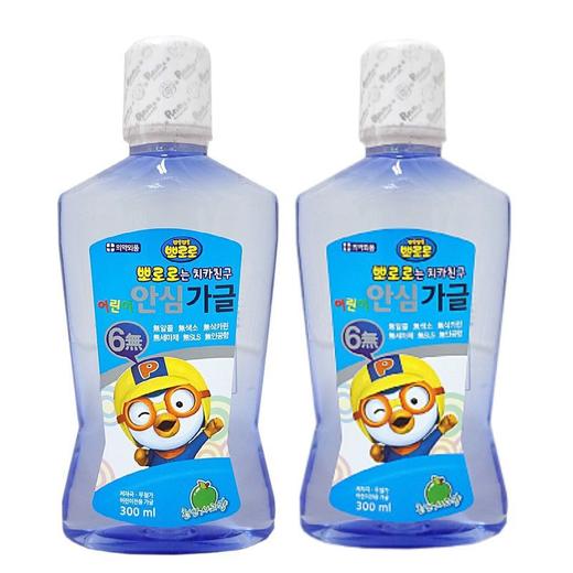 韩国进口啵乐乐宝露露儿童漱口水6岁以上防蛀水果味300ml 商品图3