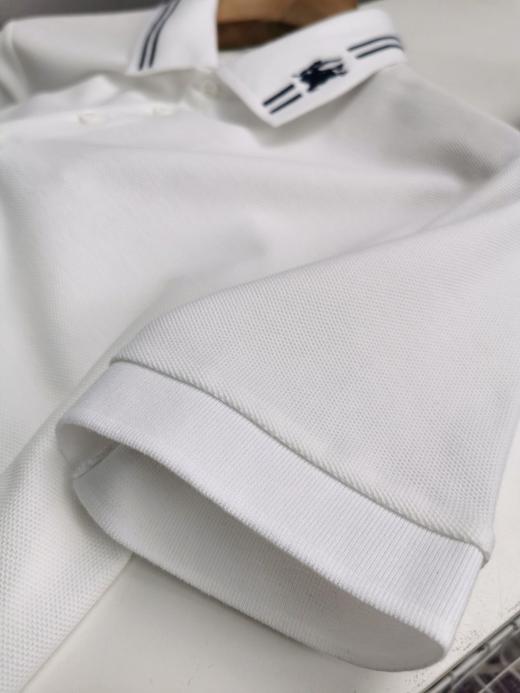 战马 2024春夏新款 马术骑士刺绣标 翻领短袖POLO衫 4色 Z-11221 商品图12