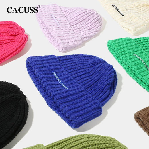 CACUSS 多巴胺针织保暖堆堆帽 ZZ230486 商品图5
