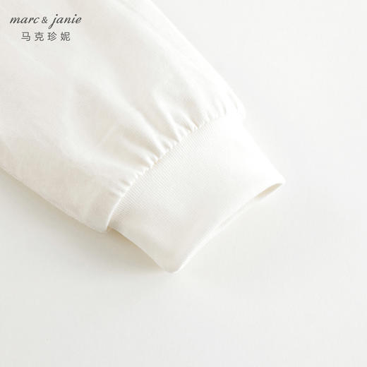 马克珍妮男童趣味涂鸦宽松T恤儿童纯棉上衣2024年春装新款240020 商品图4