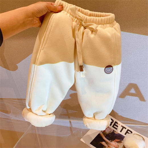 冬季【巨厚一条过冬女童运动裤】儿童加绒加厚 保暖棉裤卫裤 商品图3