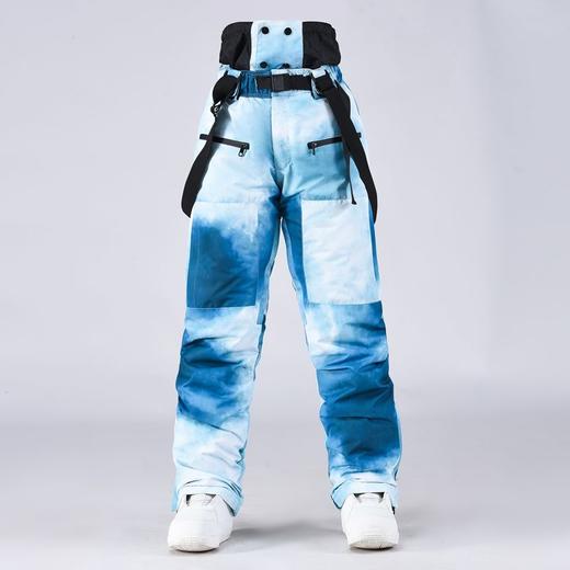 新品情侣款单双板夹棉滑雪裤防水防风户外运动休闲保暖滑雪棉裤男 商品图3