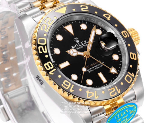 clean 劳力士GMT格林尼治升级版。采用正品一致904L钢材，一体成形的陶瓷白金字体圈口与正品一致。全新3285一体机芯 商品图2