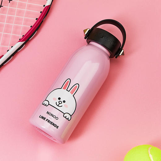 NONOO萌趣酷卡保温杯可爱可妮兔布朗熊水杯便携情侣保温杯 商品图3