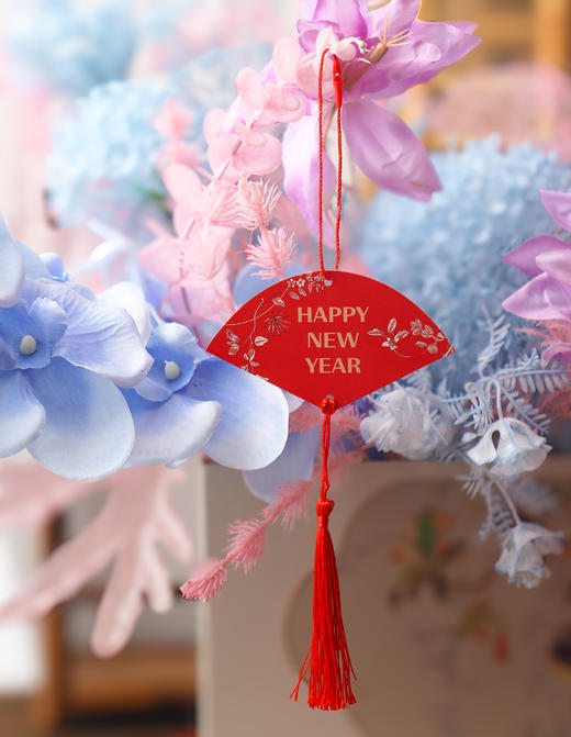 【新】年宵花装饰/新中式挂卡（含流苏挂绳） 商品图7