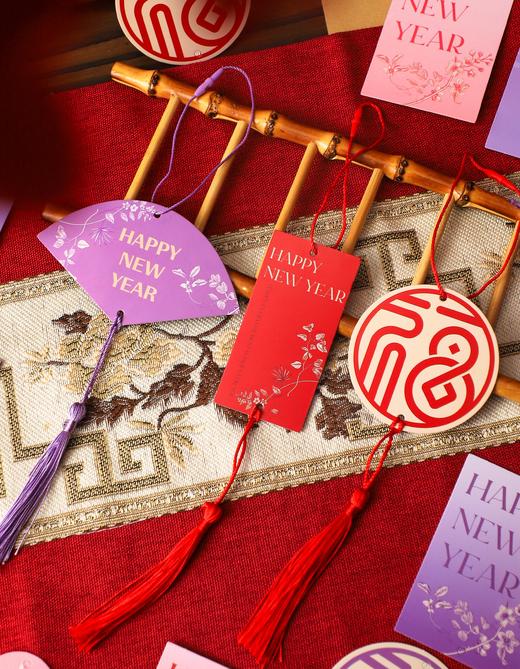 【新】年宵花装饰/新中式挂卡（含流苏挂绳） 商品图11