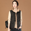 HC D0486立领坎肩加厚保暖黑色棉马甲 商品缩略图1