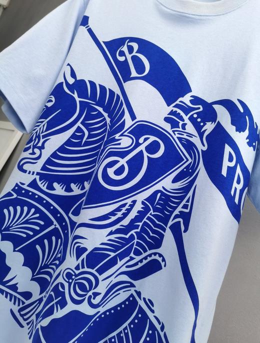 战马 2024春夏新款 马术骑士印花 圆领短袖T恤 Z-11220 商品图8