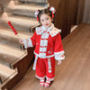 汉服女童秋冬款唐装红色拜年服，儿童新年服中国风女孩喜庆唐装PJX-DDG2333 商品缩略图1