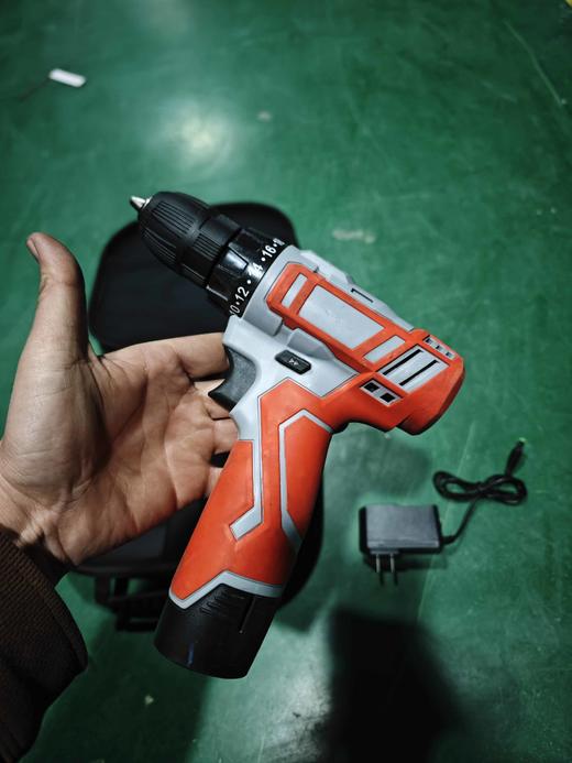 【货号07688】库存处理12V锂电钻一电一充布袋包装充电电钻 商品图5