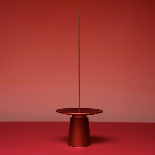 沏派TPYE · 双龙牡丹纹香座礼盒 · 焰红香插香座线香底座家用新中式香器 商品图3