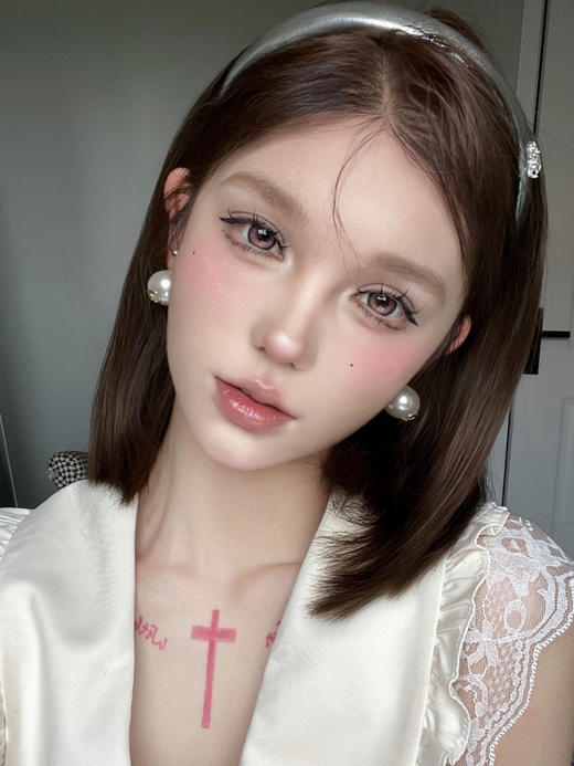 『日抛大直径』WOOLILENS-黑鸦粉邂逅-14.4mm 【日抛 0-800度 无525/575 】 商品图8