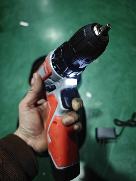 【货号07688】库存处理12V锂电钻一电一充布袋包装充电电钻 商品图4