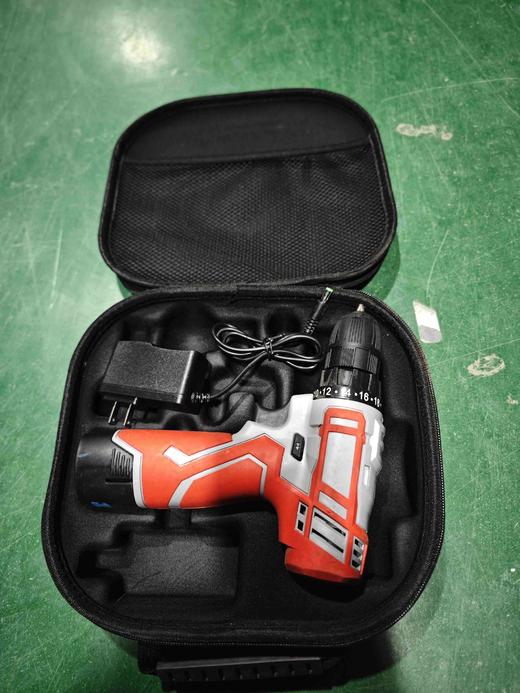 【货号07688】库存处理12V锂电钻一电一充布袋包装充电电钻 商品图9