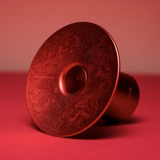 沏派TPYE · 双龙牡丹纹香座礼盒 · 焰红香插香座线香底座家用新中式香器 商品图2