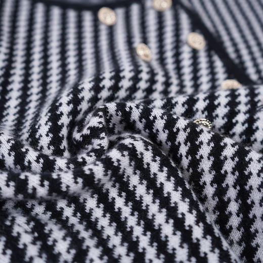 东黎 • 山羊绒  女士秋冬 斜纹提花小香风开衫  3050 商品图5