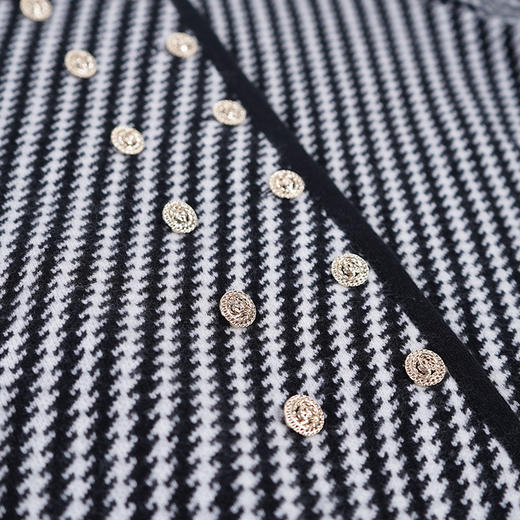 东黎 • 山羊绒  女士秋冬 斜纹提花小香风开衫  3050 商品图4