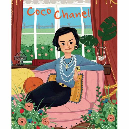 可可香奈儿 天才 人物传记 儿童绘本故事书 英文原版 Coco Chanel: Genius 6-12岁 商品图0