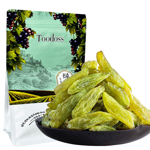 【Toodoss绿香妃葡萄干】肉厚甜糯，香甜无籽 商品图0
