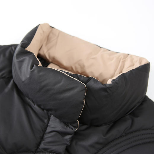 HC D0486立领坎肩加厚保暖黑色棉马甲 商品图2