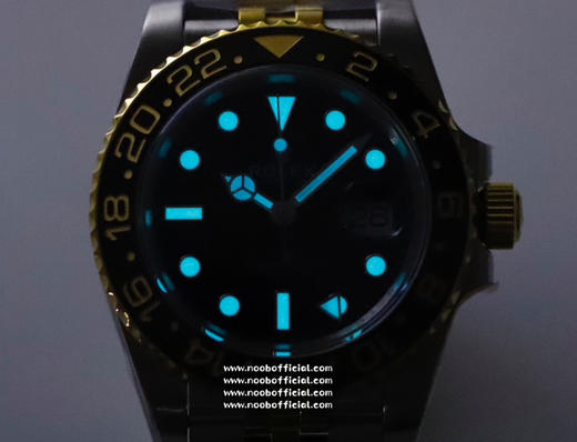 clean 劳力士GMT格林尼治升级版。采用正品一致904L钢材，一体成形的陶瓷白金字体圈口与正品一致。全新3285一体机芯 商品图6