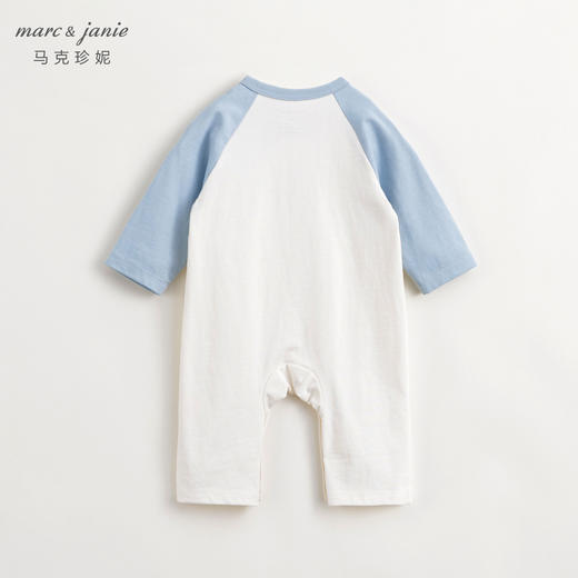 【A类】马克珍妮宝宝趣味涂鸦连体衣婴儿纯棉哈衣爬服春款240128 商品图2
