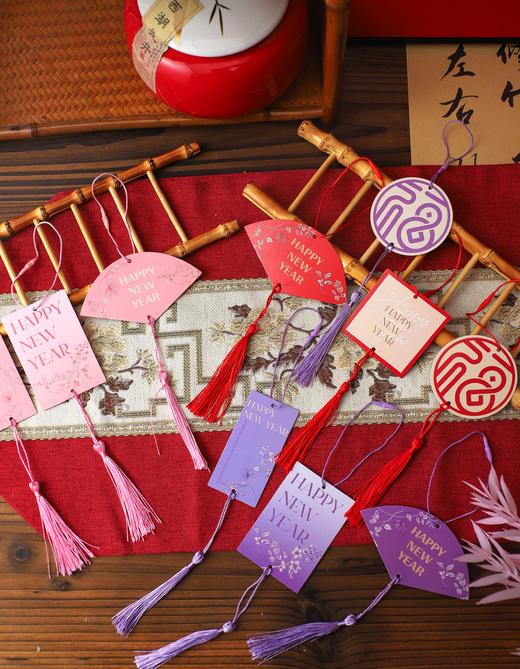 【新】年宵花装饰/新中式挂卡（含流苏挂绳） 商品图8