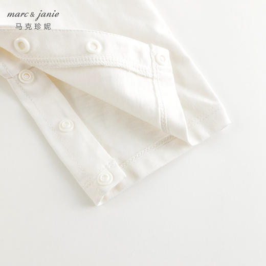 【A类】马克珍妮宝宝趣味涂鸦连体衣婴儿纯棉哈衣爬服春款240128 商品图4