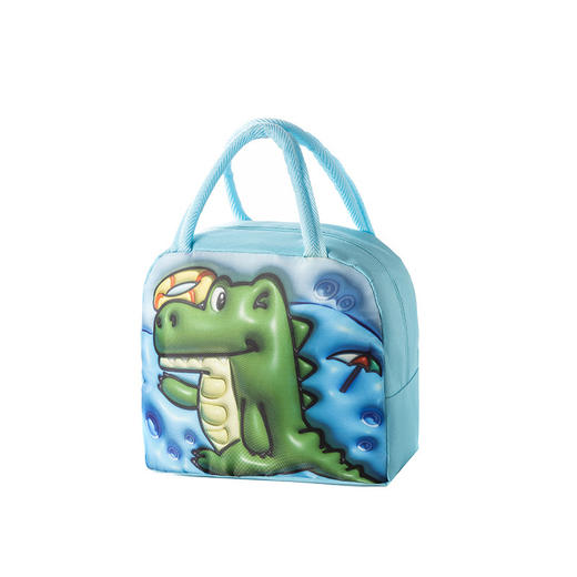 【萌宠造型！可爱实用】3D卡通便当包儿童手提保温包，牛津布可爱卡通午餐袋学生饭盒包，加大容量 携带方便 保温保鲜 商品图12