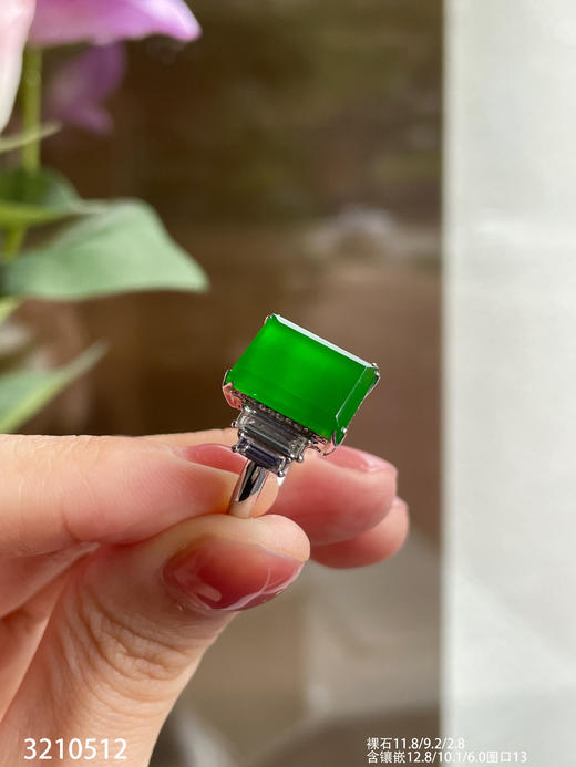 老坑帝王绿无事牌戒指【3210512】具体价格微信咨询 商品图8