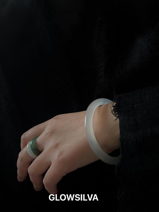 高品质 天然高冰款马料/巴西料玛瑙手镯 商品图3