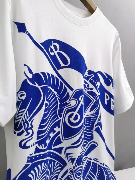 战马 2024春夏新款 马术骑士印花 圆领短袖T恤 Z-11220 商品图5