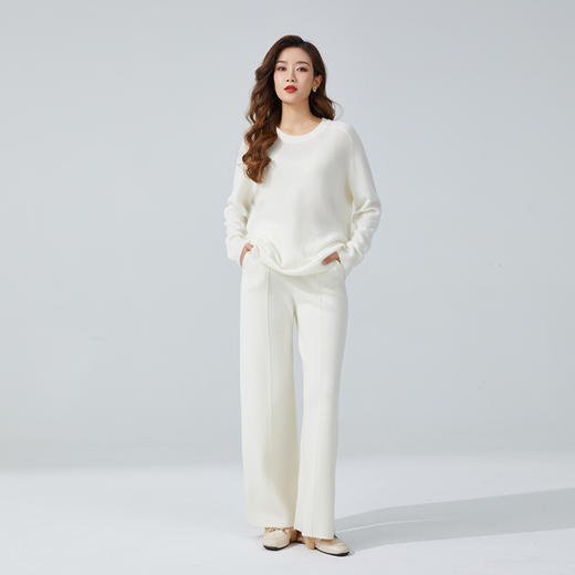 东黎 • 山羊绒女士秋冬圆领百搭简约套头衫 3565 商品图4