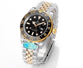 clean 劳力士GMT格林尼治升级版。采用正品一致904L钢材，一体成形的陶瓷白金字体圈口与正品一致。全新3285一体机芯