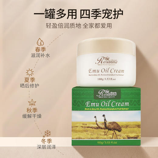 诺珊娜 鸸鹋油霜100g1*72 商品图3