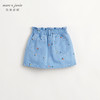 马克珍妮女童花边腰绣花牛仔裙半身裙儿童纯棉短裙春装新款240285 商品缩略图2