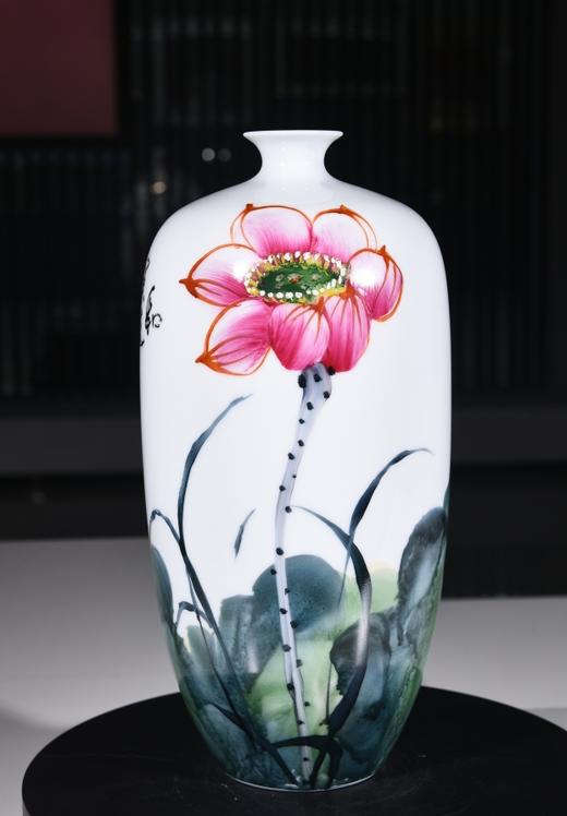 泼彩加掌画和美连心赏瓶 商品图0