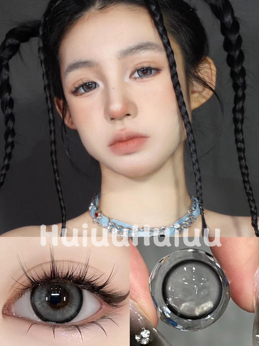 『日抛大直径』Kaylens-琉璃银灰-14.5mm【日抛 0-800度 无525/575】 商品图0