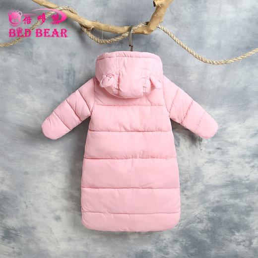 ins爆款童装蓓哆熊秋冬新款婴儿睡袋抱被儿童加厚睡袋防踢被棉服 商品图3