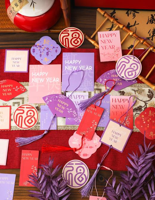 【新】年宵花装饰/新中式挂卡（含流苏挂绳） 商品图9