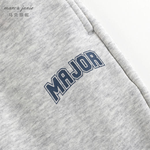 【休闲学院】马克珍妮男童超舒棉字母运动裤 儿童裤子春款 240298 商品图4