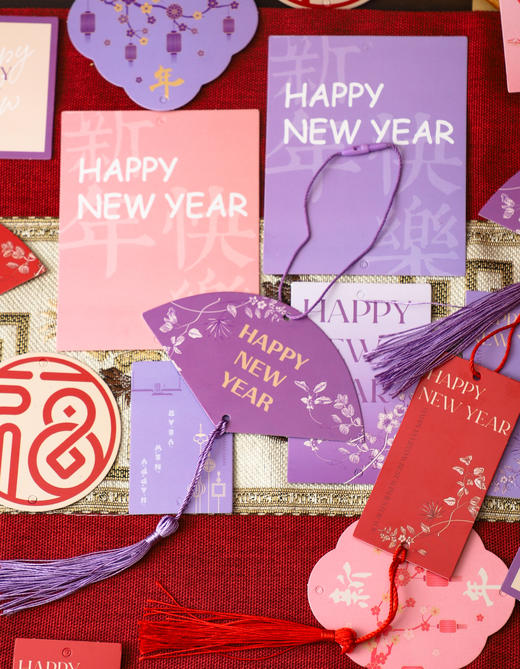 【新】年宵花装饰/新中式挂卡（含流苏挂绳） 商品图10