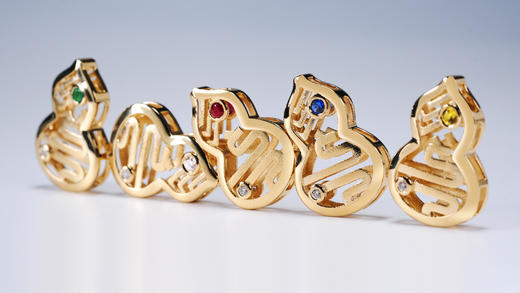 吉祥五色葫芦挂坠 商品图2