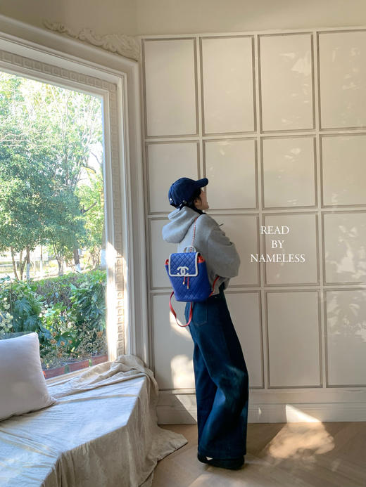 Read Nameless /RN品牌logo挖空灰色卫衣 商品图5