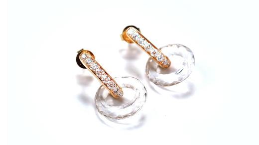 小水晶耳圈 商品图1