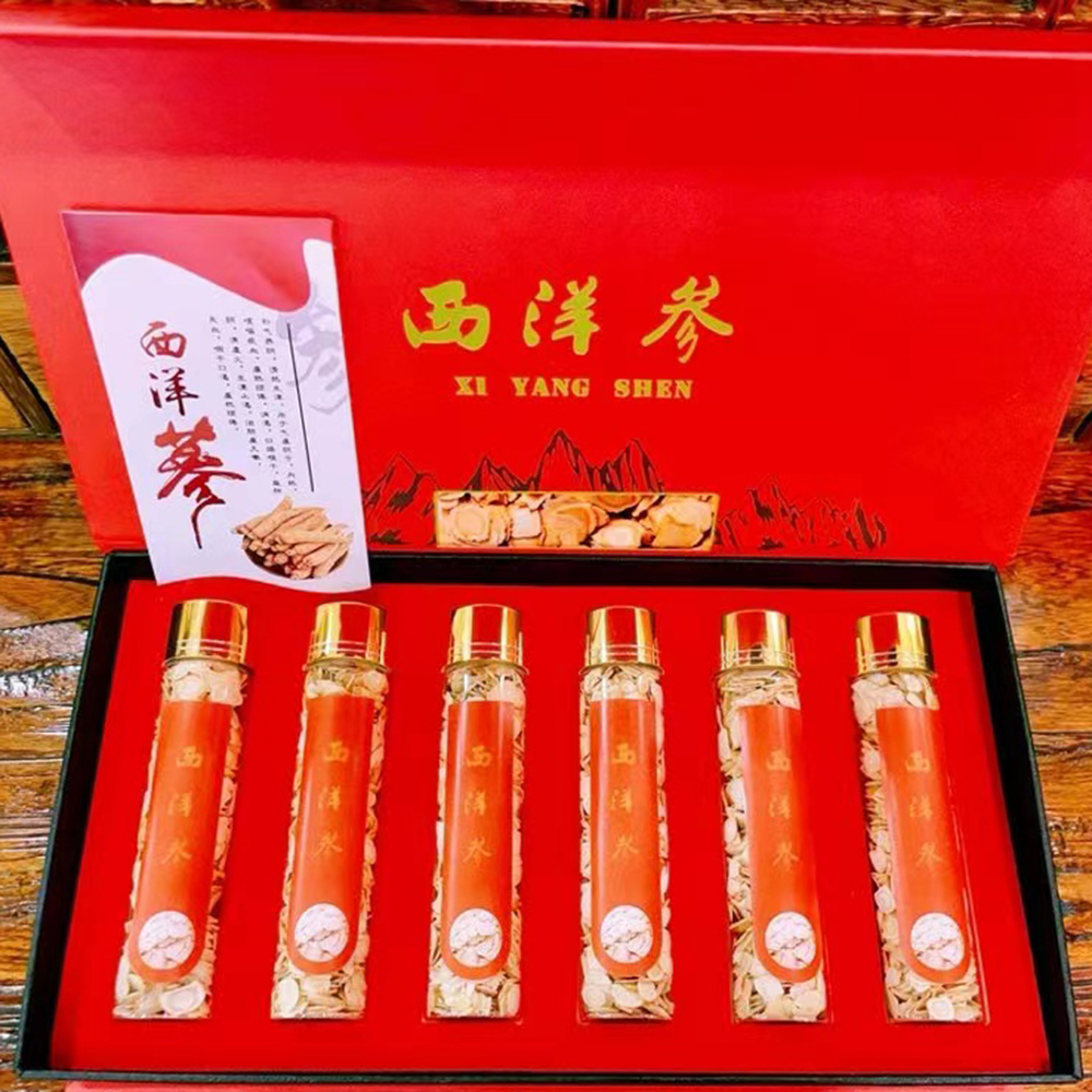 东北人参 红礼盒西洋参片（150g）